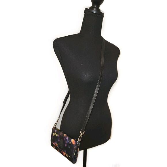 Kipling Wallet Crossbody Multicolor Bubble Pattern 7.5x4.75  * Read - Picture 2 of 12